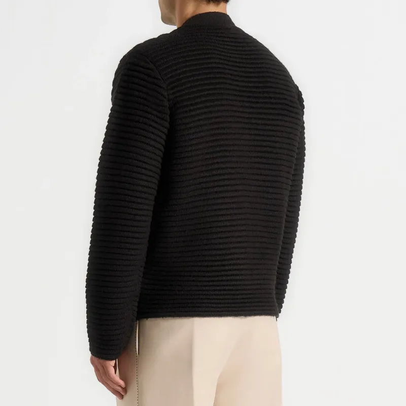 Pull décontracté épais pour hommes, col en V, cardigan pour hommes pour l'automne et l'hiver